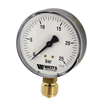 Манометр MDR  80/25 (1/2",0-25бар) WATTS